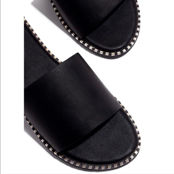 Black Studded Sandals - Picture 5 of 9